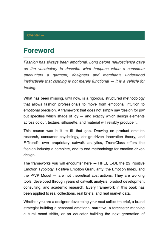 “Complete Emotional Forecasting System for Fashion Product Development”