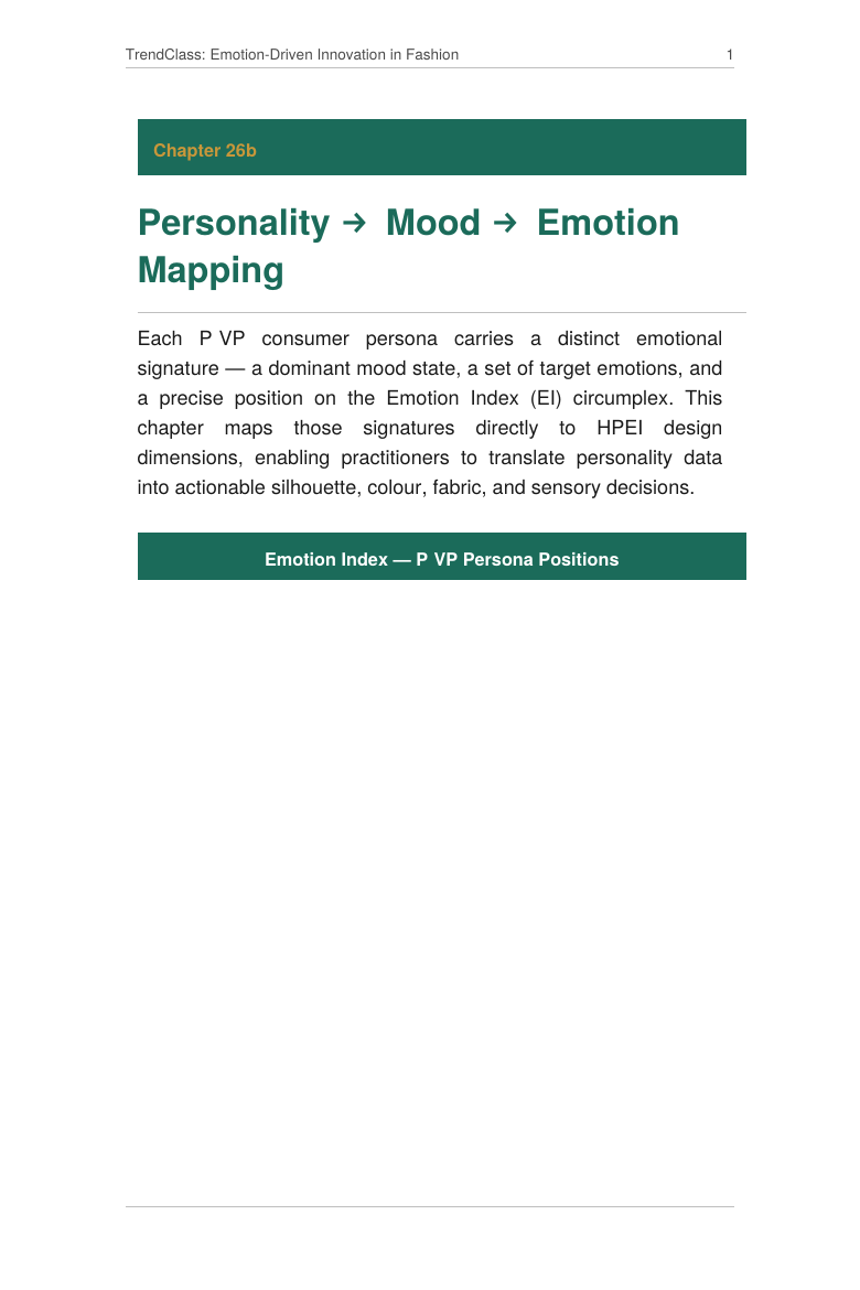 “Complete Emotional Forecasting System for Fashion Product Development”